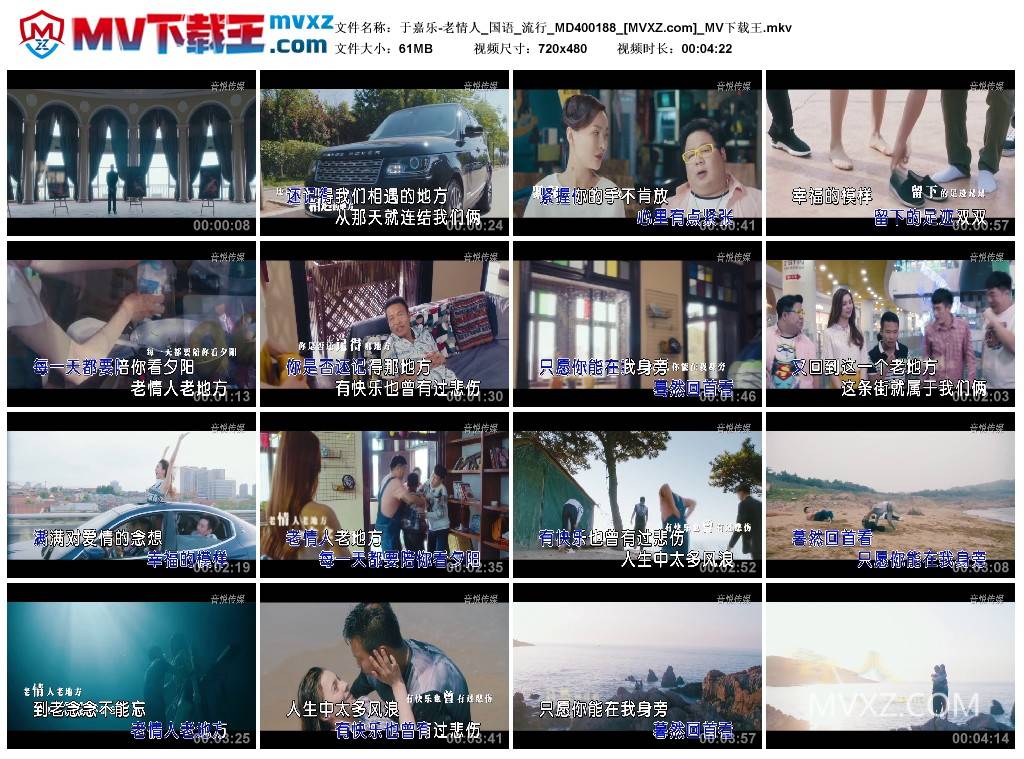 于嘉乐-老情人_国语_流行_MD400188
